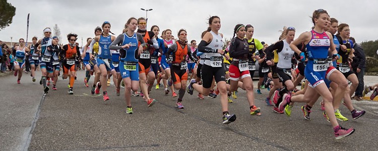 Le Duathlon de Carcassonne fête le printemps… sous la pluie