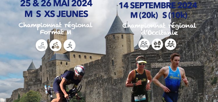 Carcassonne en mode Triathlon ce week-end !